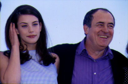 with Bernardo Bertolucci, at Cannes 1996