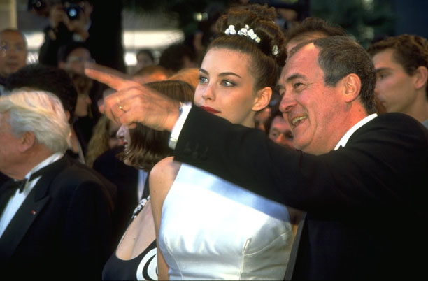 with Bernardo Bertolucci, at Cannes 1996