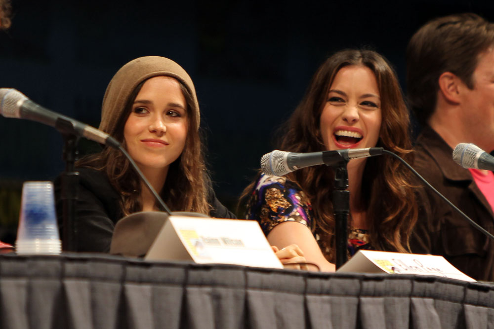 with Ellen Page