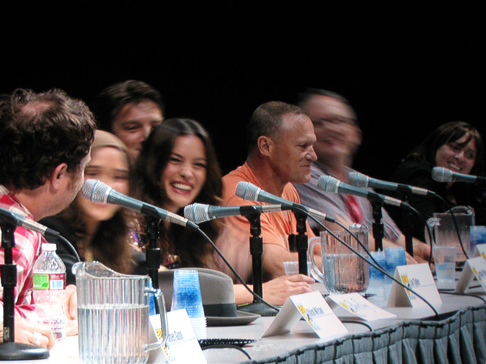 with Rainn Wilson, Ellen Page, Nathan Fillion, Michael Rooker, Ted Hope and Miranda Bailey
