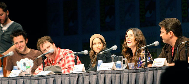 with James Gunn, Rainn Wilson, Ellen Page and Nathan Fillion