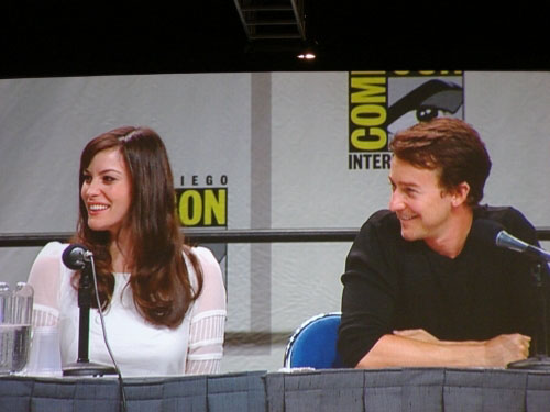 with Edward Norton