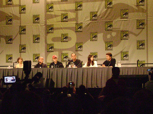 with "The Incredible Hulk" cast and crew