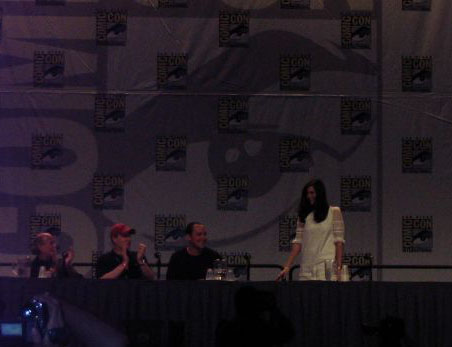 with "The Incredible Hulk" cast and crew