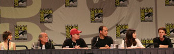 with "The Incredible Hulk" cast and crew