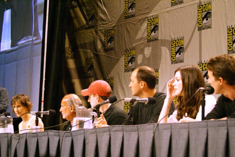 with "The Incredible Hulk" cast and crew