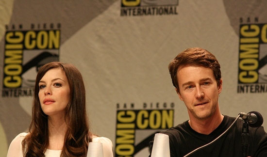 with Edward Norton