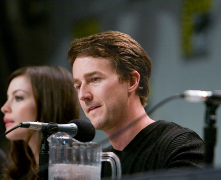 with Edward Norton Photo by Angeleno- Through The Lens