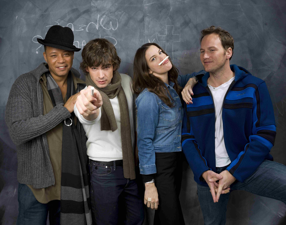 with Terence Howard, Christopher Gorham and Patrick Wilson at The Samsung Galaxy Tab Lift