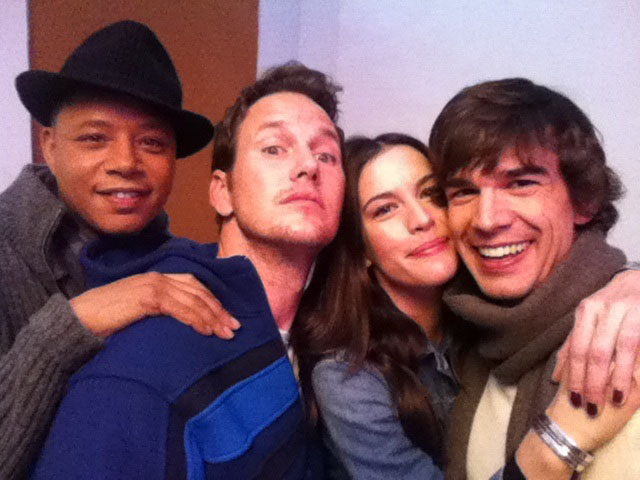with Terence Howard, Patrick Wilson and Christopher Gorham at The Samsung Galaxy Tab Lift