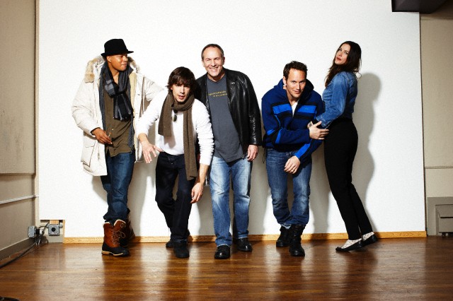 with Terence Howard, Christopher Gorham, Matthew Chapman and Patrick Wilson at The Samsung Galaxy Tab Lift