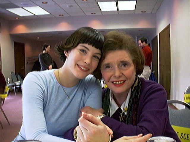 with Patricia Neal