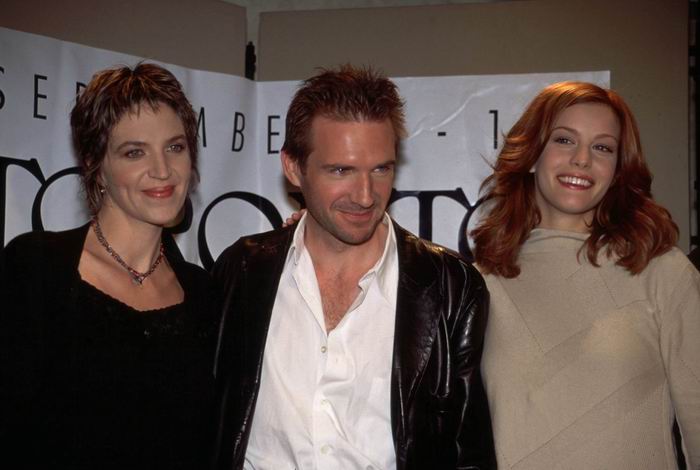 with Ralph and Martha Fiennes