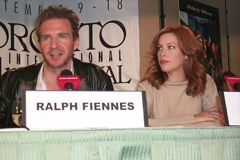 with Ralph Fiennes