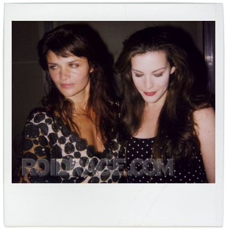 with Helena Christensen; Courtesy of roidrage.com