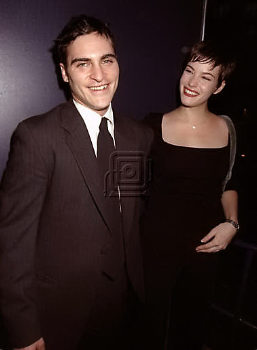 with former boyfriend - Joaquin Phoenix