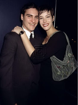 with former boyfriend - Joaquin Phoenix