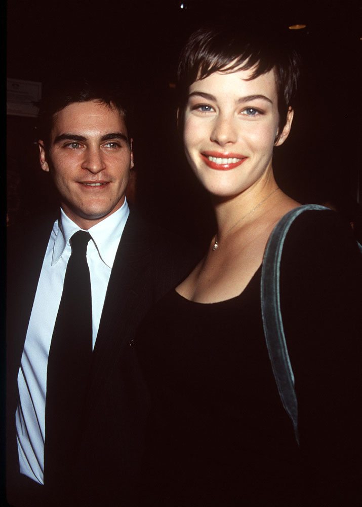 with former boyfriend - Joaquin Phoenix