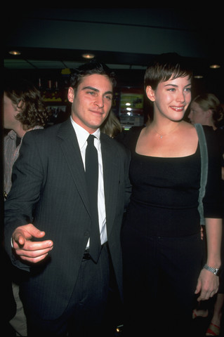 with former boyfriend - Joaquin Phoenix