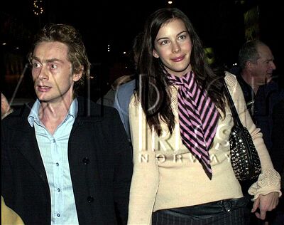 with fiance - Royston Langdon