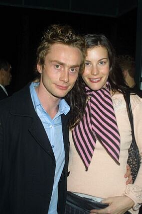 with fiance Royston Langdon
