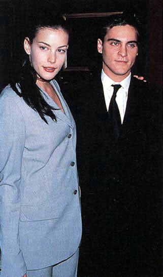 with former boyfriend - Joaquin Phoenix