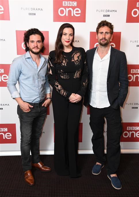 with Kit Harington and Edward Holcroft