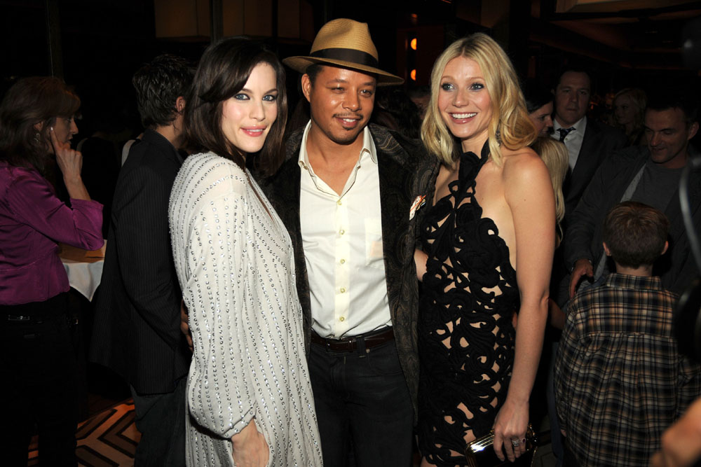 with Terrence Howard and Gwyneth Paltrow