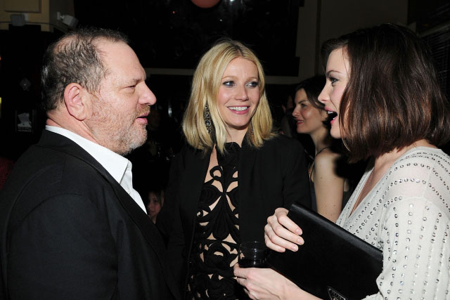 with Gwyneth Paltrow and Harvey Weinstein