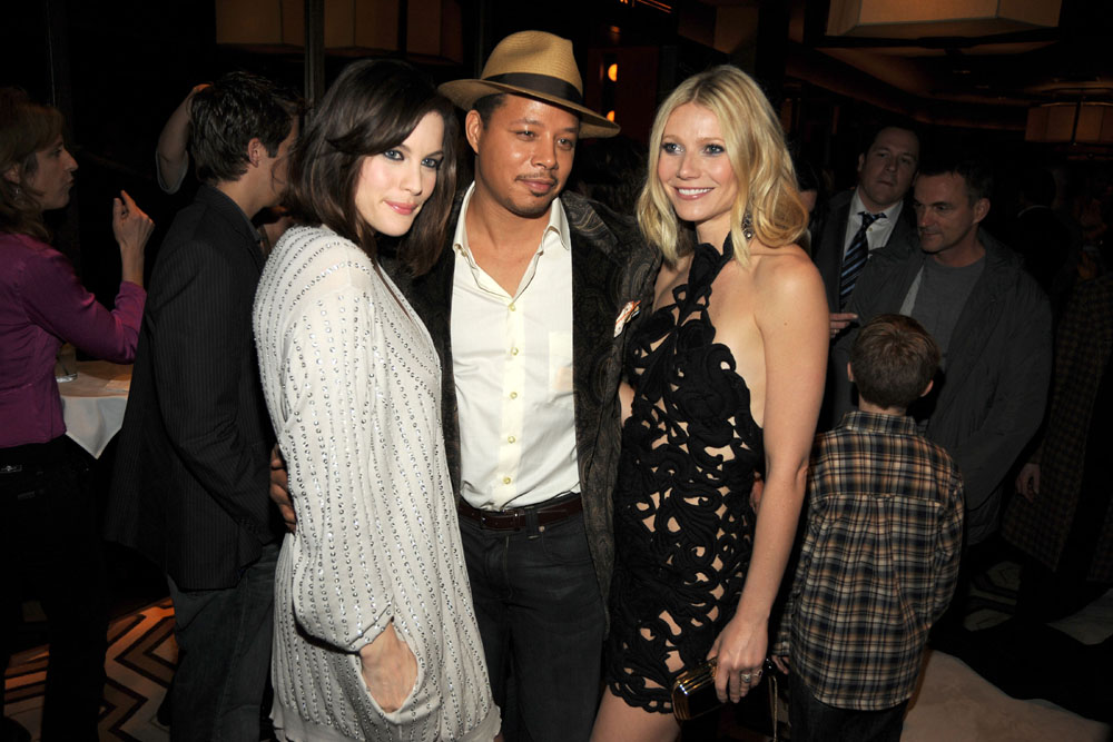 with Terrence Howard and Gwyneth Paltrow
