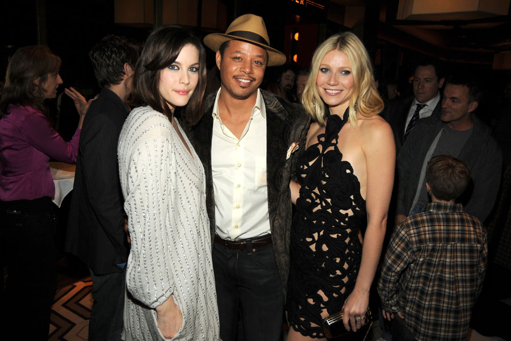 with Terrence Howard and Gwyneth Paltrow