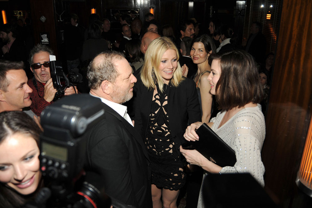 with Gwyneth Paltrow and Harvey Weinstein