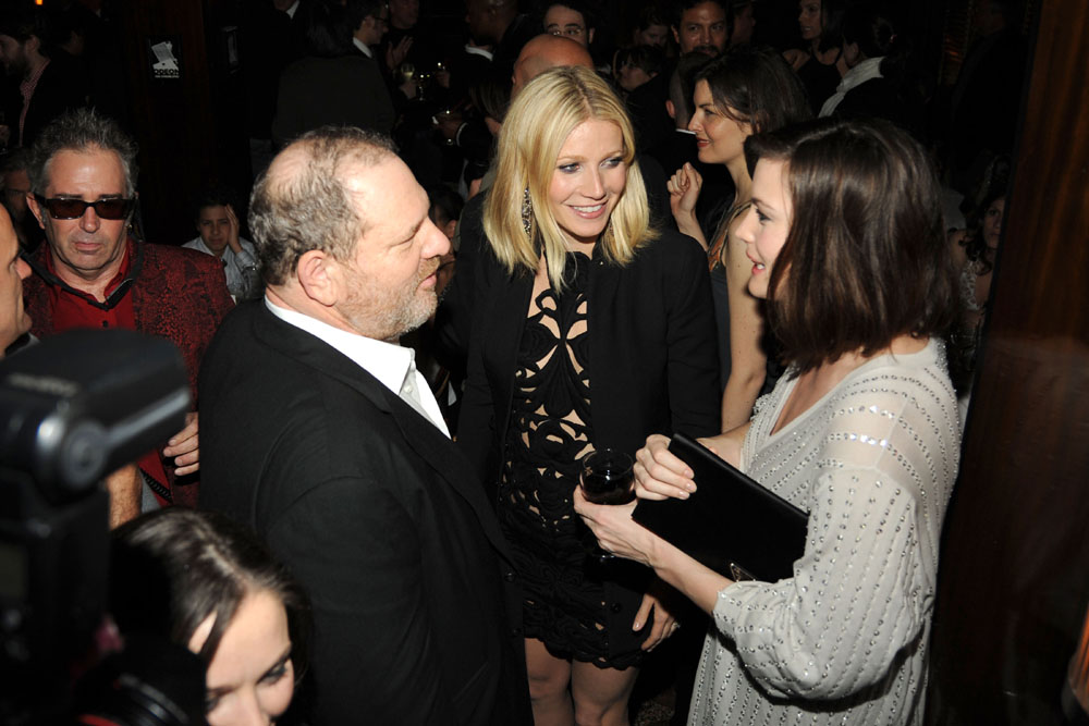 with Gwyneth Paltrow and Harvey Weinstein