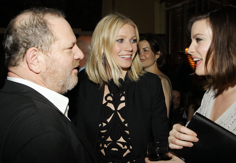 with Gwyneth Paltrow and Harvey Weinstein