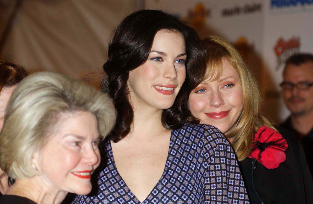 with grandmom Dorothea Johnson and mom Bebe Buell
