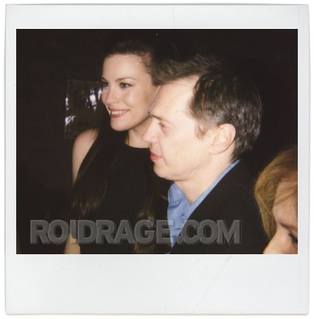 with Steve Buscemi; Courtesy of roidrage.com