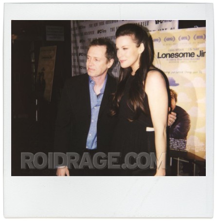 with Steve Buscemi; Courtesy of roidrage.com