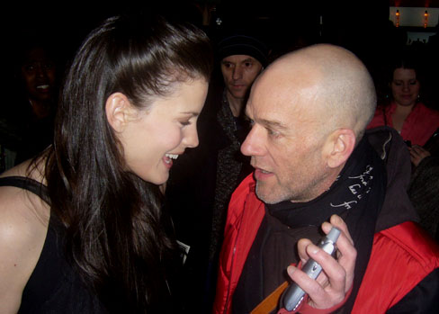 with Michael Stipe