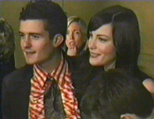 with Orlando Bloom - at The Fellowship Of The Ring LA's Premiere