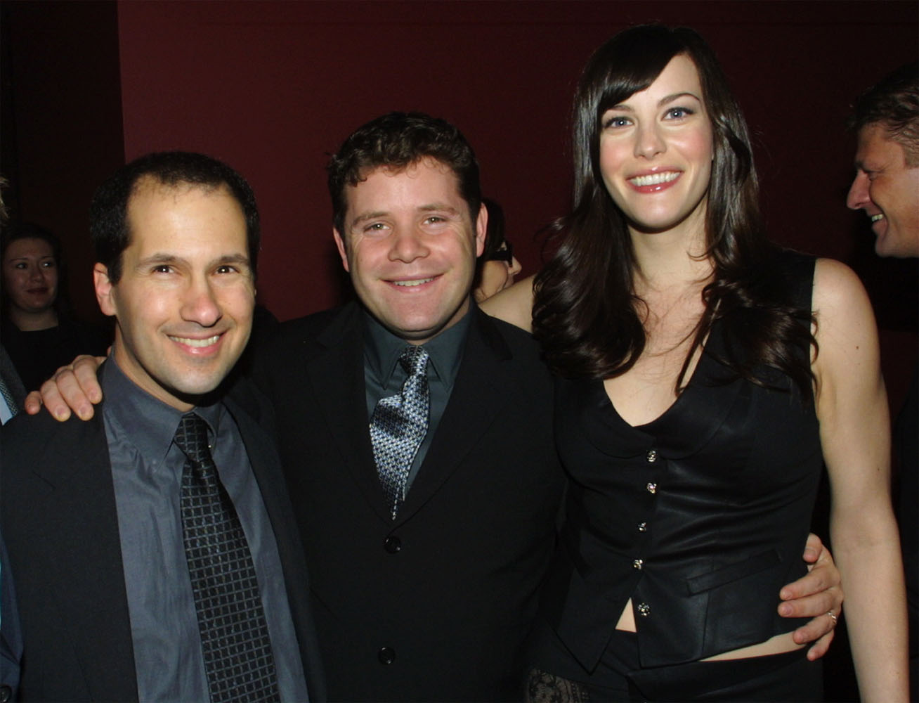 with Sean Astin - at The Fellowship Of The Ring LA's Premiere