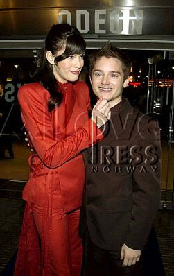 with Elijah Wood - at The Fellowship Of The Ring Premiere