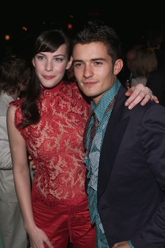 with Orlando Bloom - at The Fellowship Of The Ring Premiere