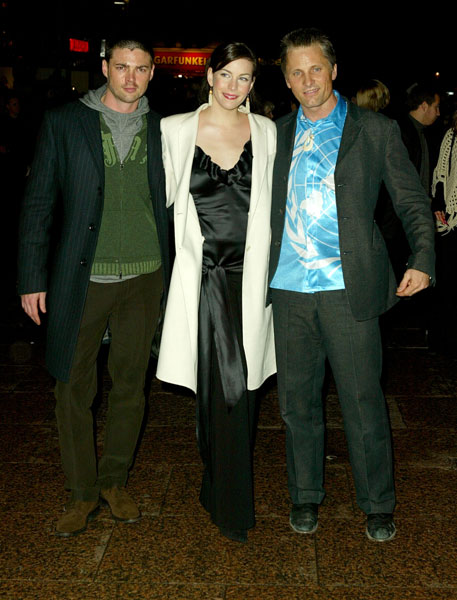 with Viggo Mortensen and Karl Urban - at The Return Of The King London's Premiere, December 11th 2003