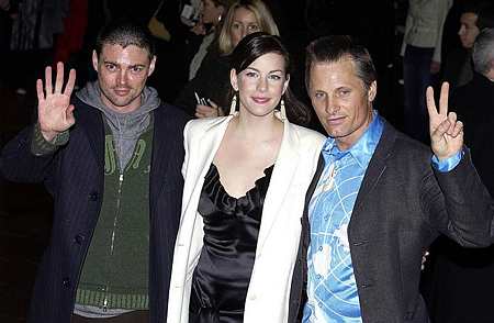 with Karl Urban and Viggo Mortensen