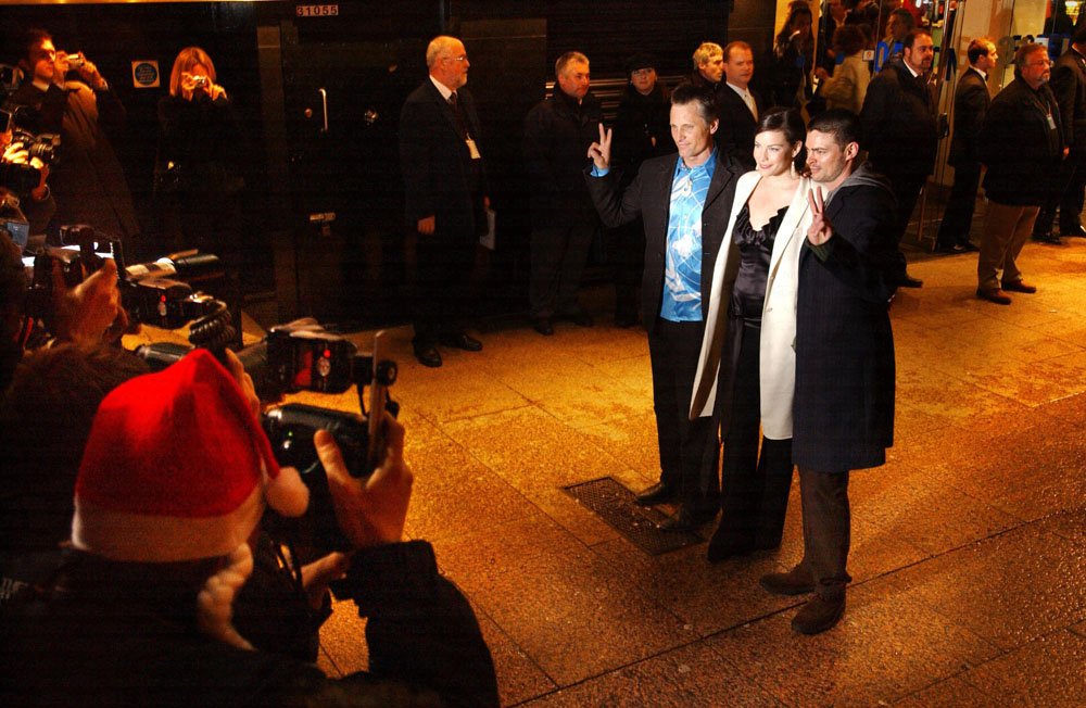 with Karl Urban and Viggo Mortensen