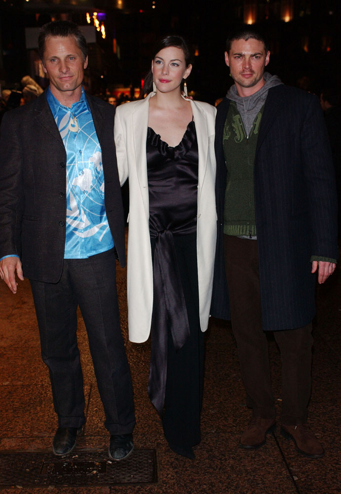 with Viggo Mortensen and Karl Urban