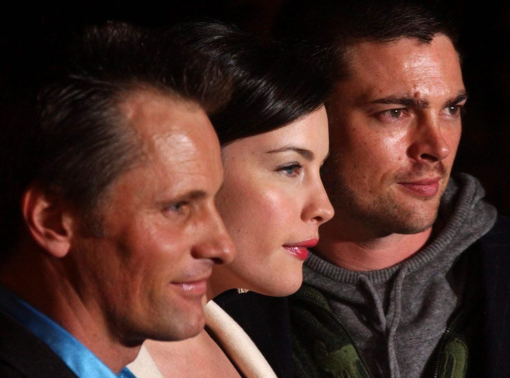 with Viggo Mortensen and Karl Urban
