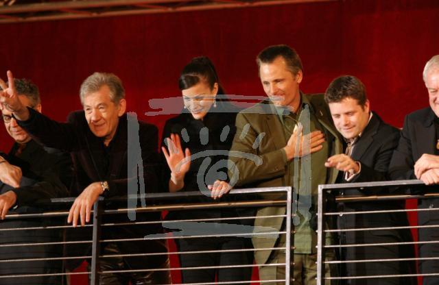 with Ian McKellen, Viggo Mortensen, Sean Astin and Bernard Hill