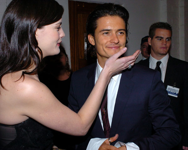 with Orlando Bloom - at The Return Of The King LA's Premiere, December 3rd 2003