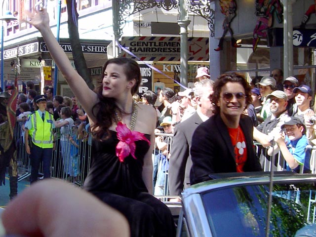 with Orlando Bloom - at The Return Of The King Premiere, Wellington, December 1st 2003